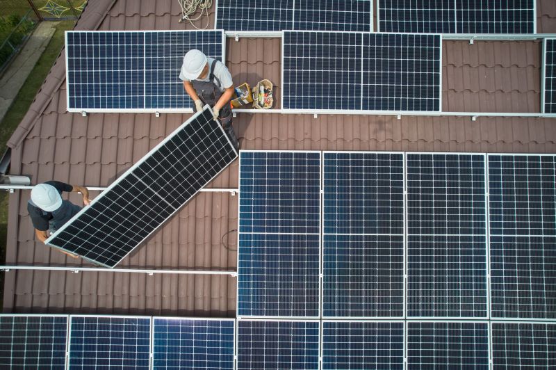 Solar Panel Array Installation Process